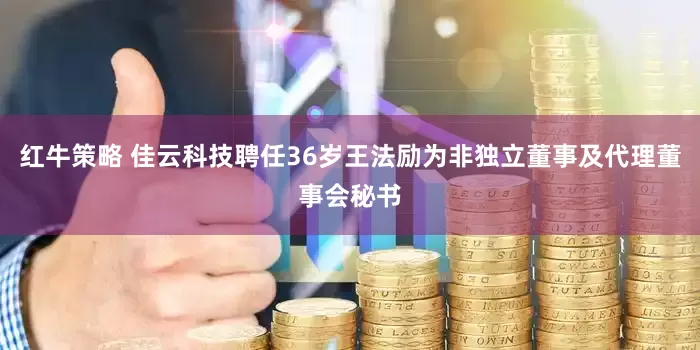 红牛策略 佳云科技聘任36岁王法励为非独立董事及代理董事会秘书
