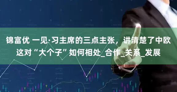 锦富优 一见·习主席的三点主张，讲清楚了中欧这对“大个子”如何相处_合作_关系_发展