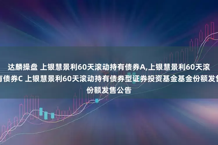 达麟操盘 上银慧景利60天滚动持有债券A,上银慧景利60天滚动持有债券C 上银慧景利60天滚动持有债券型证券投资基金基金份额发售公告